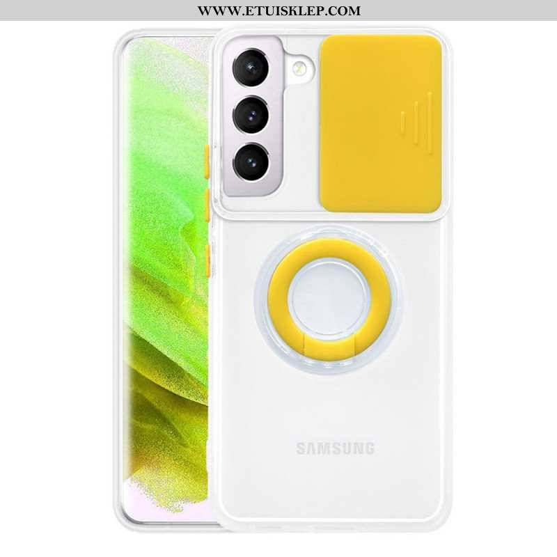 Etui do Samsung Galaxy S22 5G Pierścień-wspornik I Osłony Obiektywu